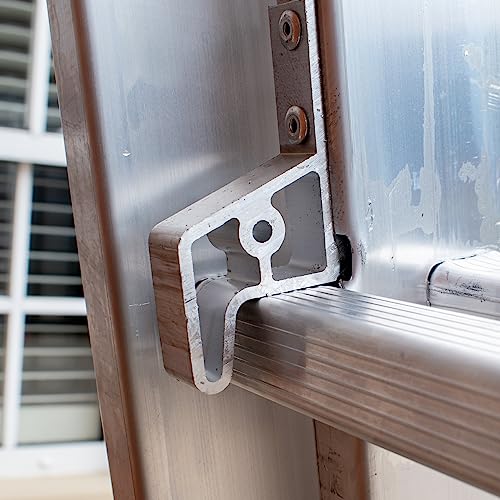 HOMEMASTER® 3 Section Extension Ladder | 150kg Load Capacity | Anti-slip Rungs, Auto-Locking Clips | Lightweight Aluminium Ladders | 6.50m 5 HOMEMASTER® 3 Section Extension Ladder | 150kg Load Capacity | Anti-slip Rungs, Auto-Locking Clips | Lightweight Aluminium Ladders | 6.50m - Image 5