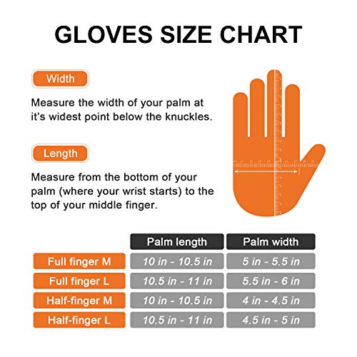 FWPP Winter Fingerless Gloves for Men Women Thinsulate Inner Wool Acrylic Knit Leather Palm - Thumbnail 5