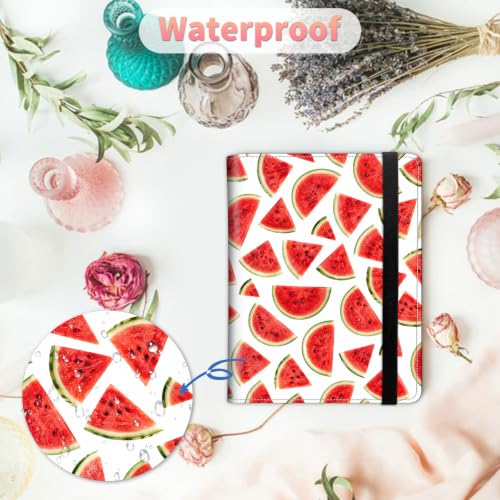 Image of Watermelon Photo Album 4x6 120 Pockets Photos with Strong Elastic Band, Small Mini Albums Sheet Protector Folder for Photos, Album for Family Wedding Anniversary Baby Women Men Vacation Gift