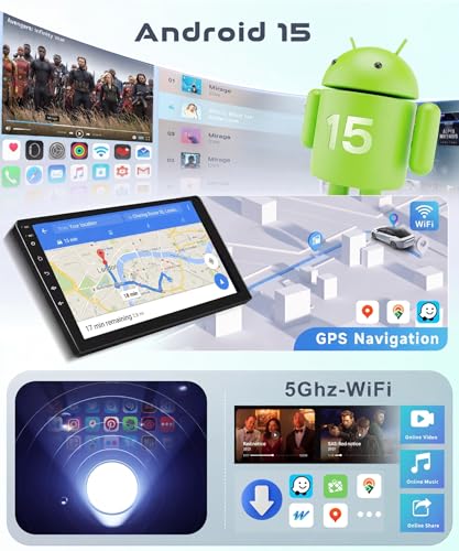 Image of Car Stereo for Honda Pilot 2006-2008 with Wireless CarPlay Android Auto