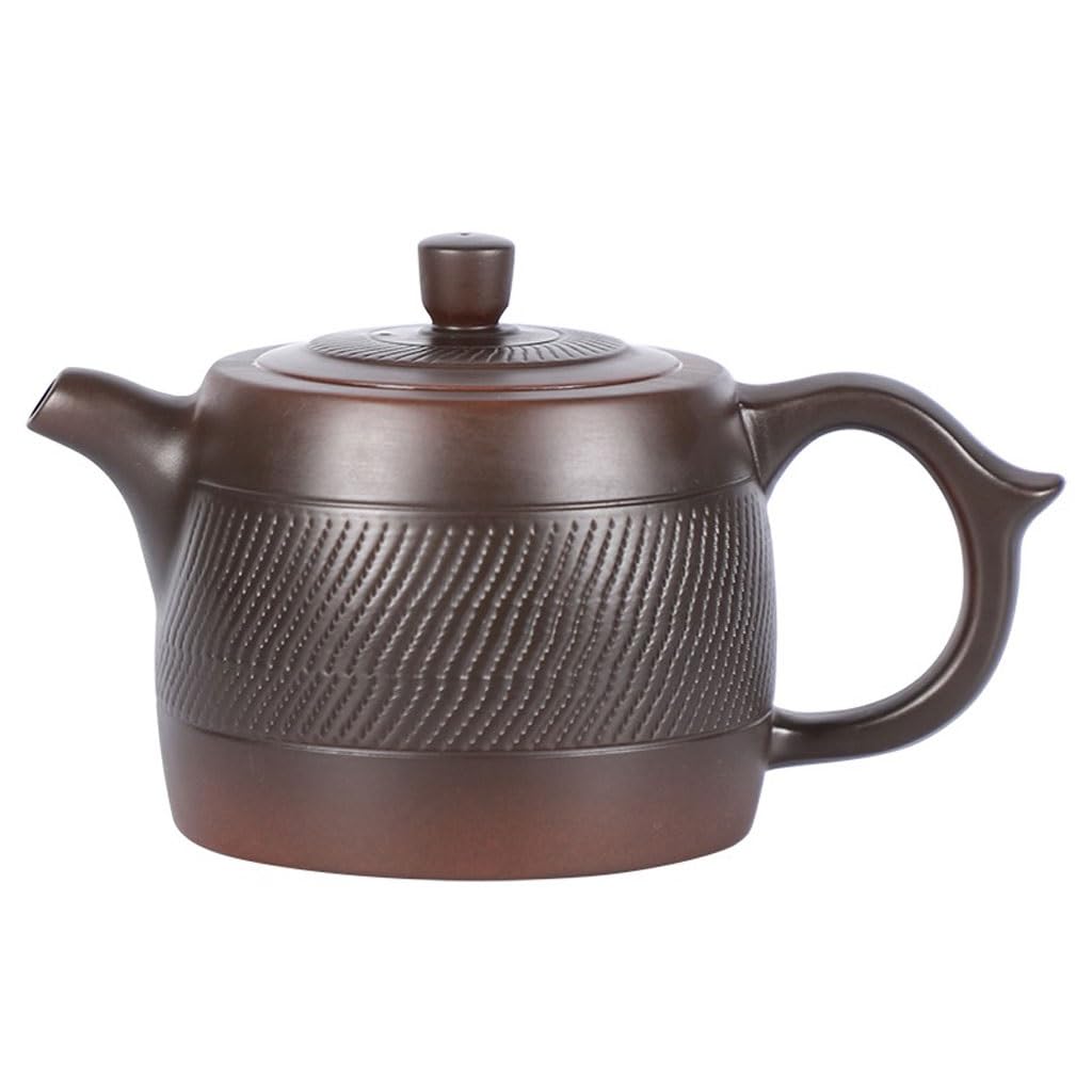 Bollitore da tè 250 ML pentola fatta a mano Set da tè domestico teiera singola teiera decorativa retrò tè pomeridiano tè in ceramica infusore