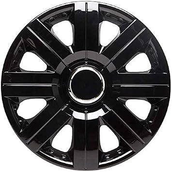 TopTech Torque 14 Inch Wheel Trim Set Gloss Black Set of 4 Hub Caps Covers