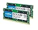 Crucial RAM CT2K8G4SFRA32A 16GB (2x8GB) DDR4 3200MHz Ram Speicher Notebook Arbeitsspeicher, Ram Speicher 260Pin, Notebook Laptop SO-Dimm