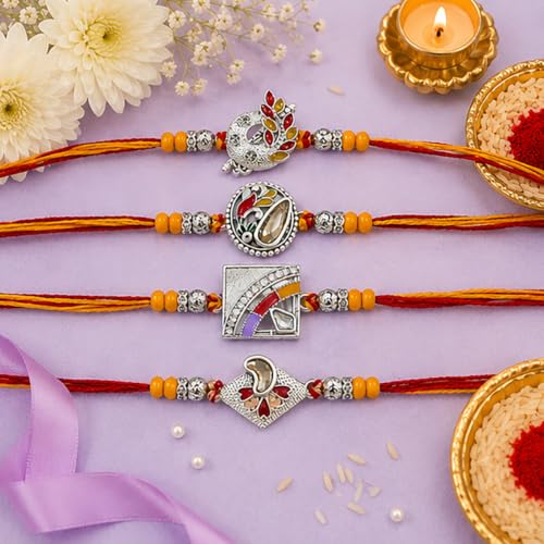 Image of The Purple Tree Rakhi For Brother, Rakhi for bhai, Rakshabandhan Gift, Rakhi Gift, Best Rakhi For Brothers