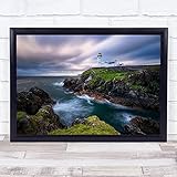 Fanad Head Lighthouse Marine Tower House Cliff Cliffs Coast Wall Art Print