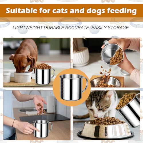 Cucharas medidoras para comida de perro 1.5 tazas 2 piezas miniatura 6