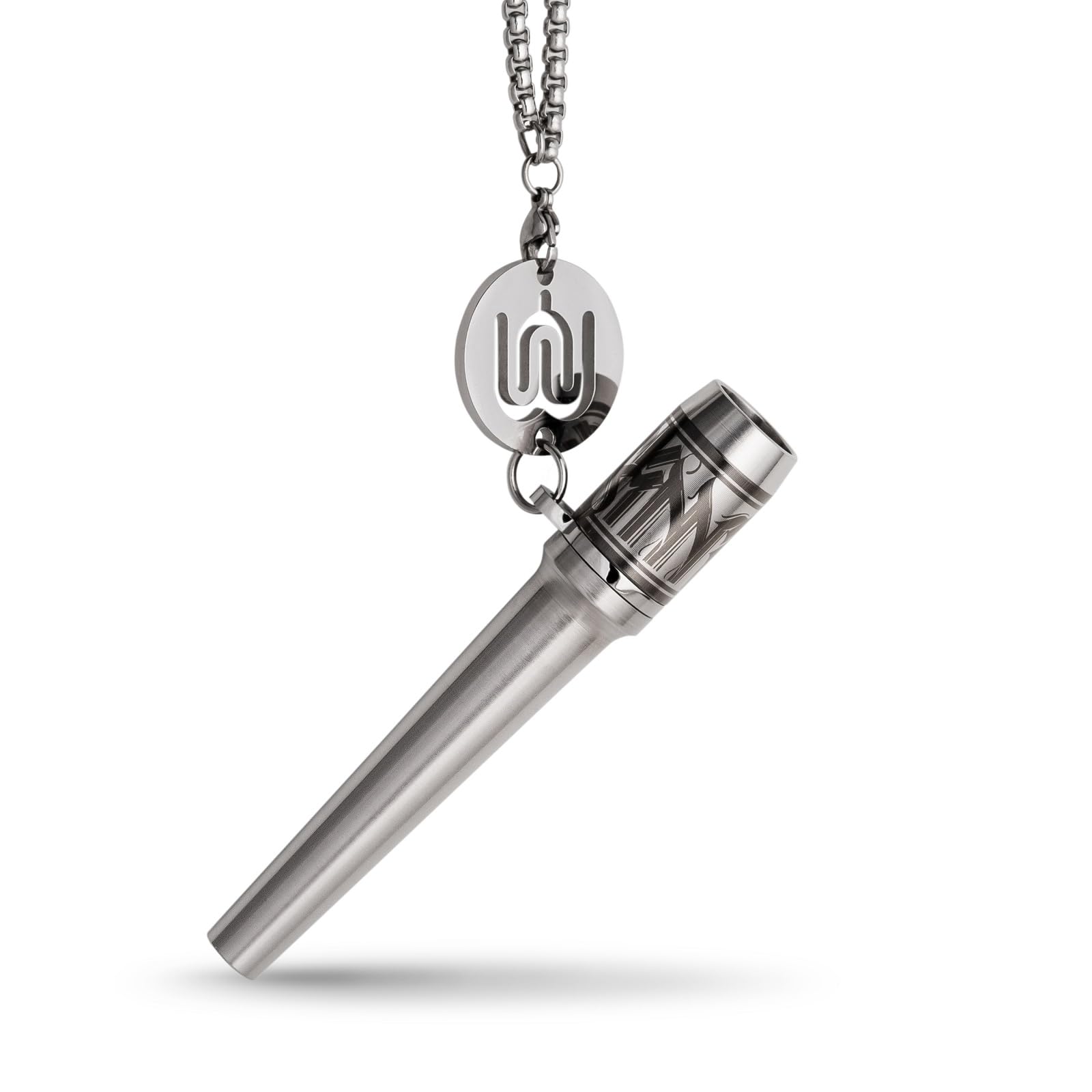 Resuable 304 Stainless Steel Tip| Universal Tips With Chain| Personal Tip Genuine Leather Pouch