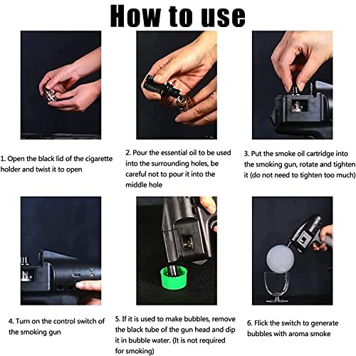 Infusor de humo alimentado por USB para cócteles y alimentos, kit generador de humo frío, herramienta de cocina innovadora para fumar gourmet, para entusiastas de la comida