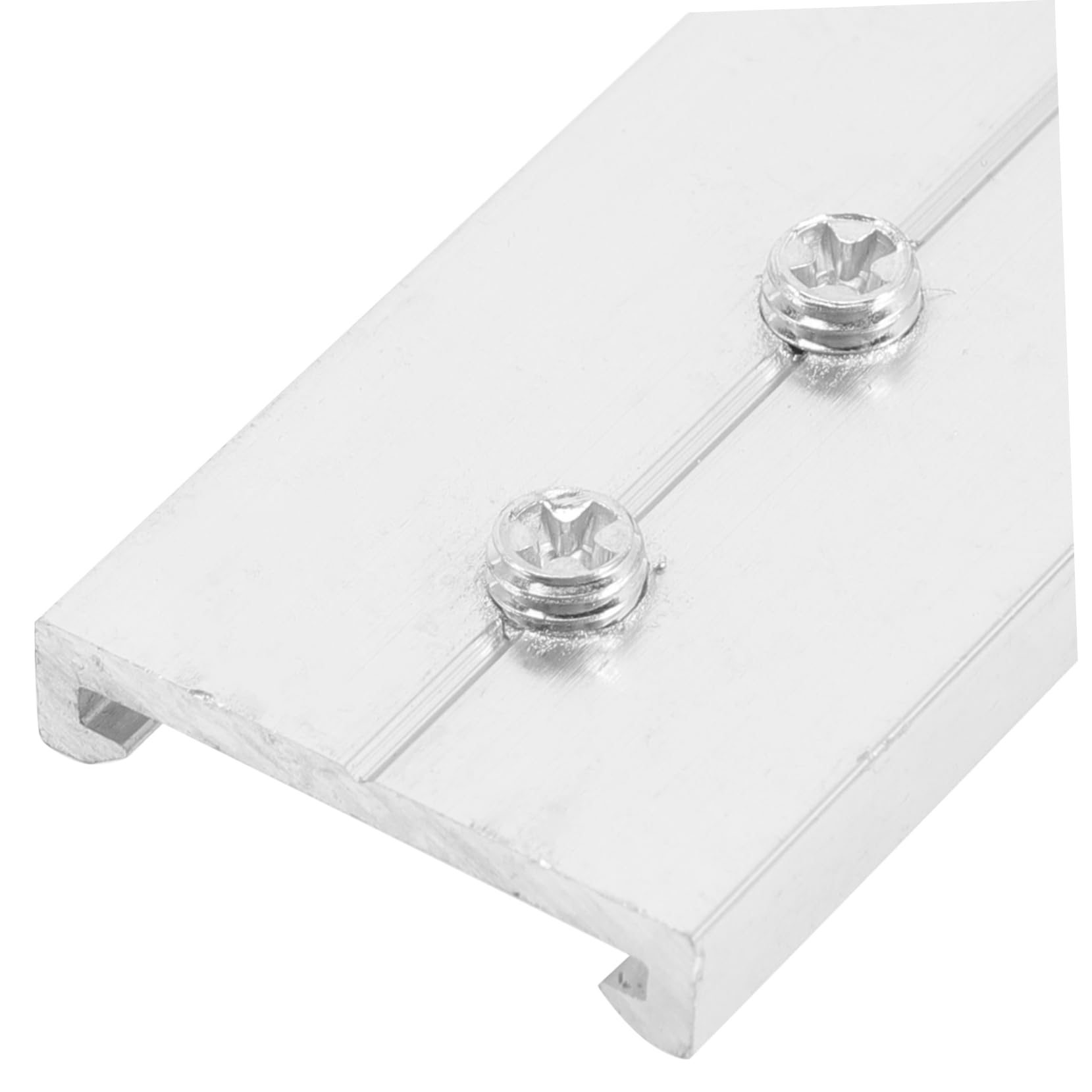 ORFOFE 1set Curtain Track Connector Premium Ceiling Joint for Easy Installation of Drapery Rails Extension Connectors for Heavy Curtains 2pcs