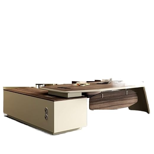 Office Desk Simple Office Furniture, Boss Table, Single Desk, Atmosphere, President Table, Manager Office Desk and Chair
