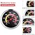 Frienda 3 Packs Charcoal Grill Temperature Gauge Thermometer Gauge Wood Barbecue Charcoal Grill Thermometer Heat Indicator for Lamb Beef Meat Cooking, 2-3/8 Inch Dial and 2-7/8 Inch Stem
