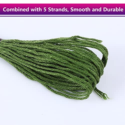 Romon 100 Colours Embroidery Thread - Image 4