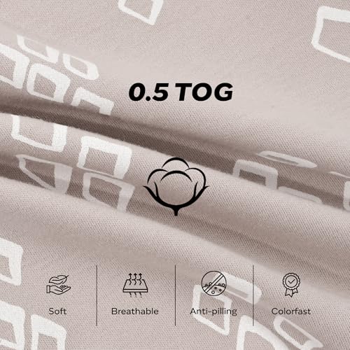 Image of JELLYMONI Baby Sleep Sack 18-24M, 0.5 TOG, 100% Cotton Wearable Blanket | 3 Pack, Soft Cotton Fabric, Breathable Lightweight Sleeveless Sleep Sack, Pre-Shrunk, 2-Way Zipper