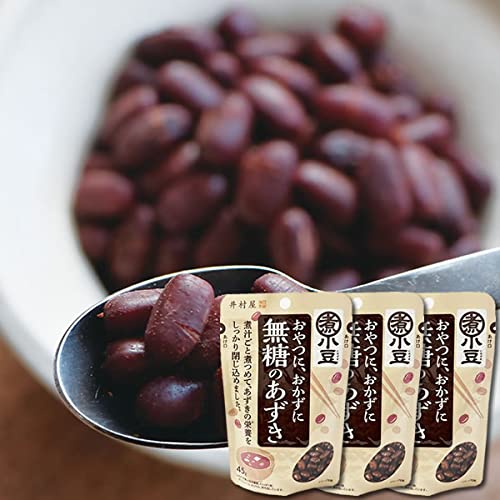 Amazon.co.jp: 井村屋 無糖のあずき 45g×3袋お試しセット 煮小豆 