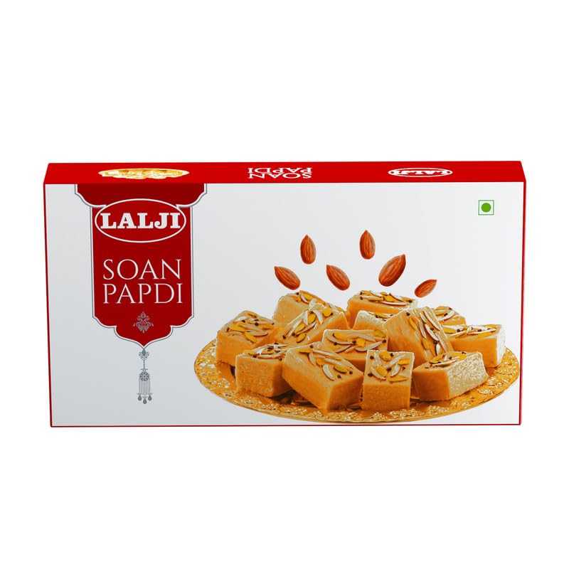 Lalji Foods Soan Papdi 400Gm | Traditional Indian Sweet | Flaky and Sweet (B0CF2NPK3J) Amazon Price History, Amazon Price Tracker