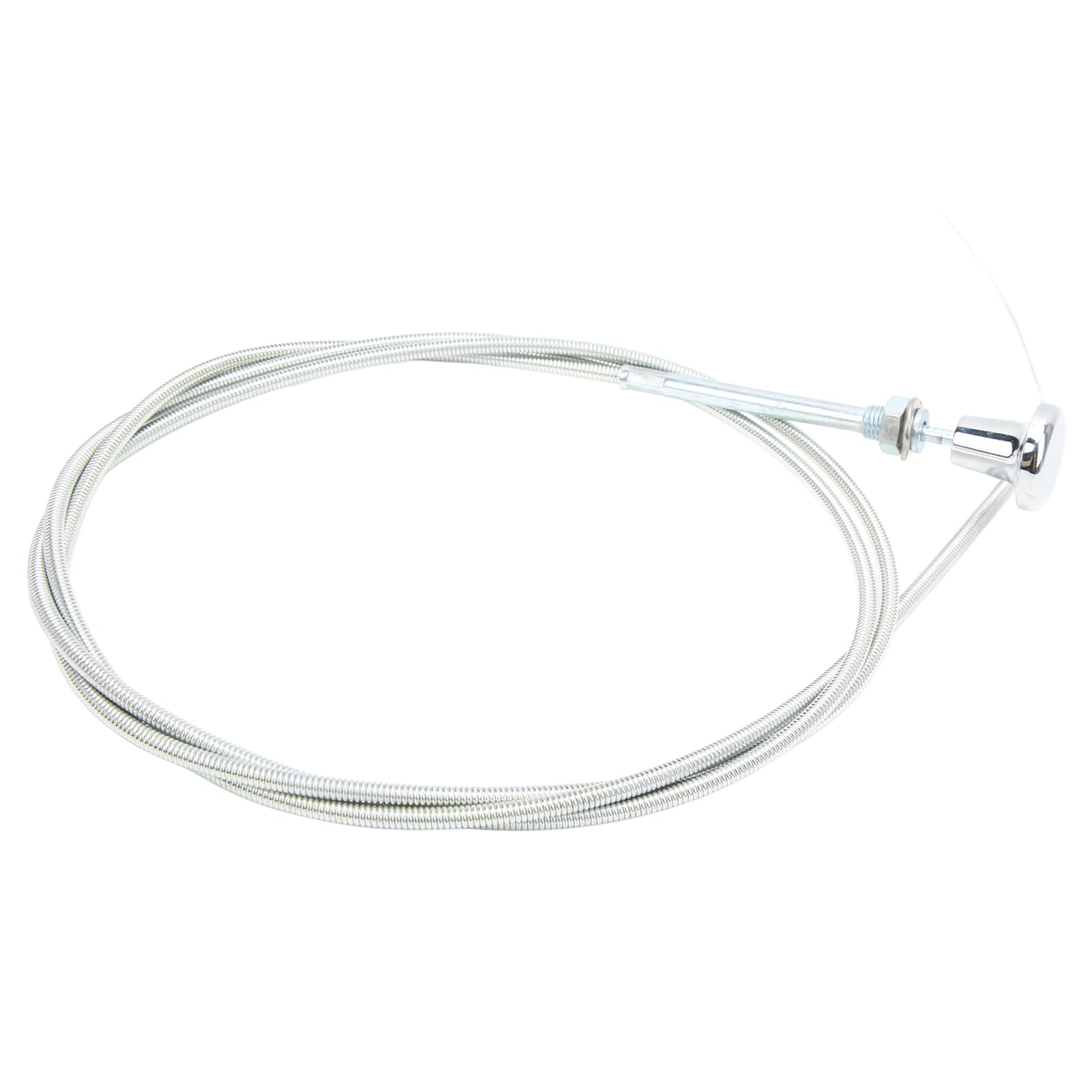 Cavo dello starter, cavo professionale di controllo dello starter in acciaio inossidabile e cromo, 6 piedi di sostituzione del cavo di controllo dello starter del carburatore universale, per motori