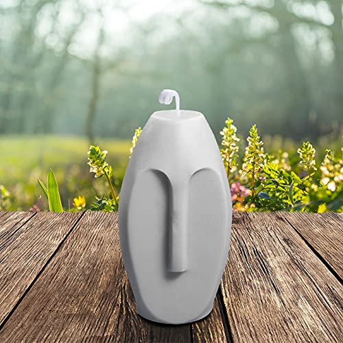 FUOBECIE Kerzengießform, weibliches Gesicht, Kerzenform, leicht zu entformen, Silikonform, temperaturbeständig… – Bild 3