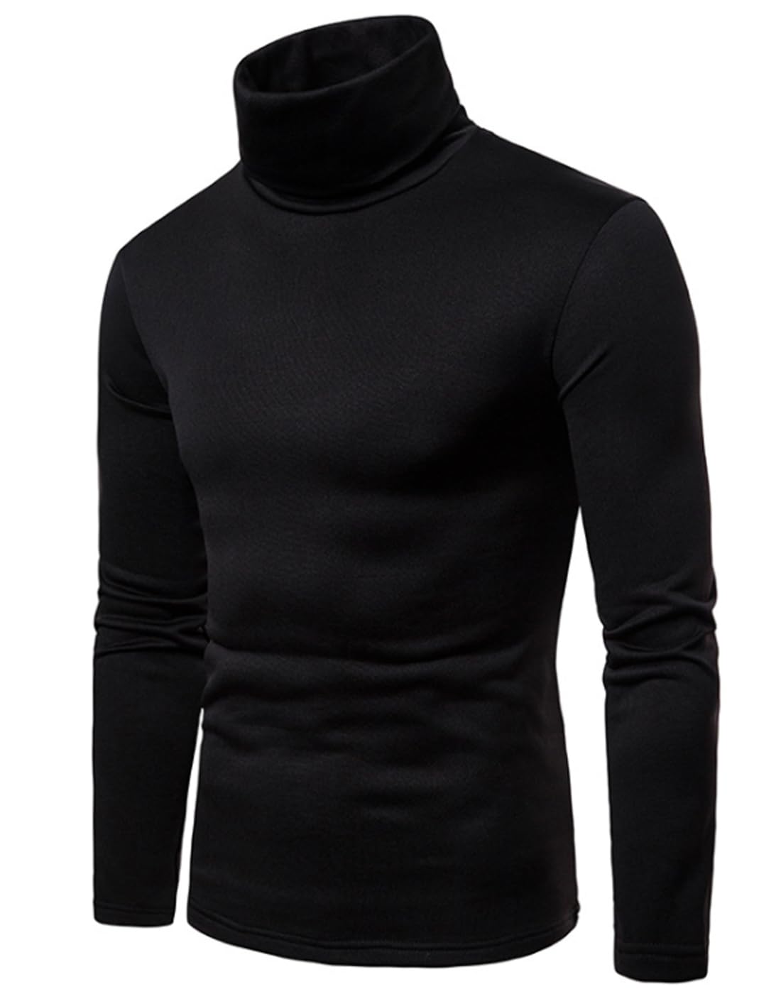 hungson Men's Casual Slim Fit Basic Tops Knitted Thermal Turtleneck Pullover Sweater-picture-14