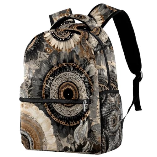 Mochila de dona impermeable casual para libros escolar unisex multicolor 6