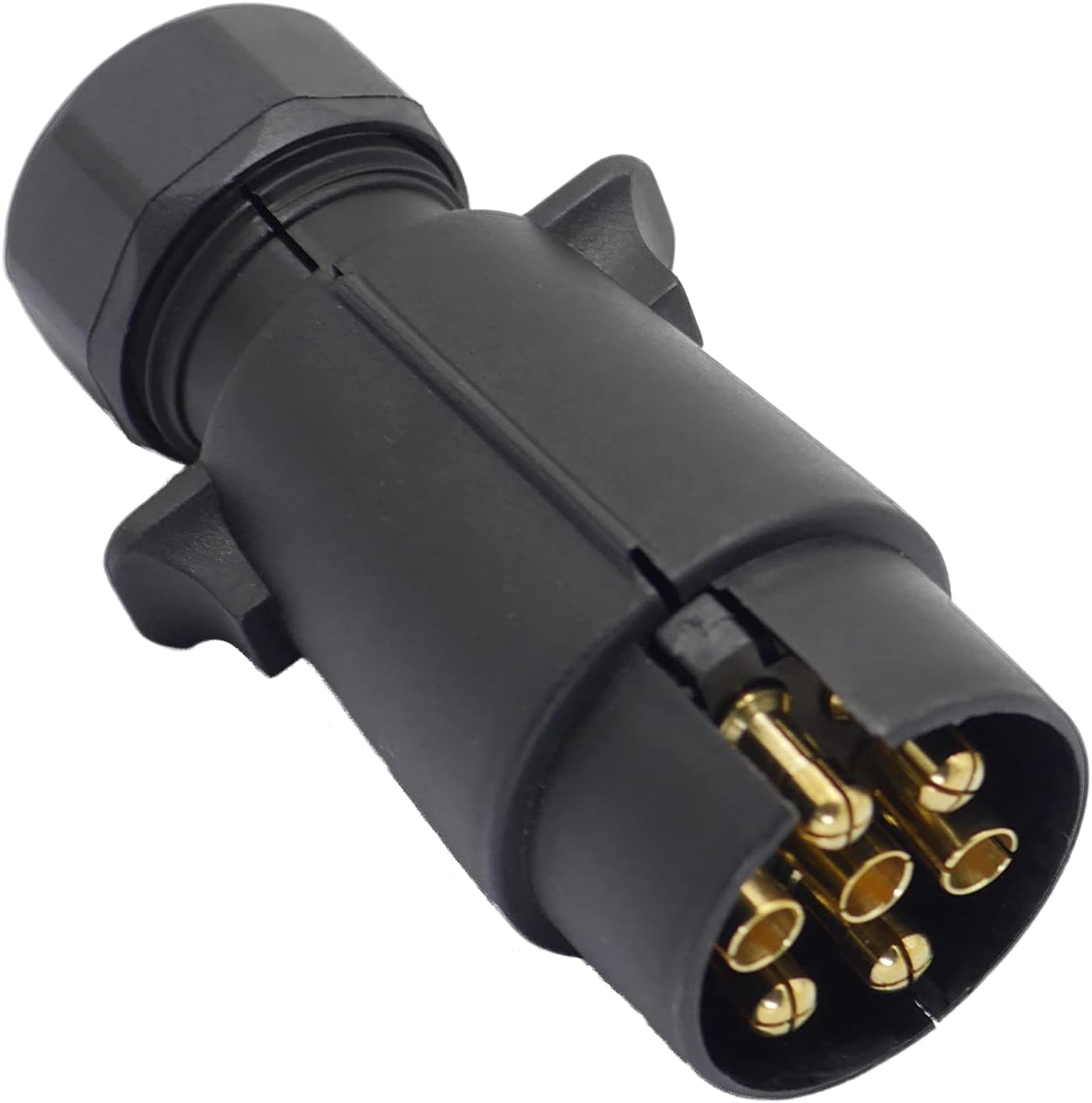 Casoter NType 7 Pin Trailer Plug, 12V Waterproof 7Pin Electrical