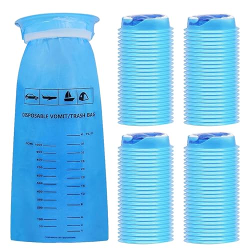 Hogvinnatil Bolsa de vómitos portátil, bolsas de barf de viaje,Bolsa de basura portátil automática | Bolsas de vómitos pequeñas y ligeras para náuseas matutinas, malestar físico, la