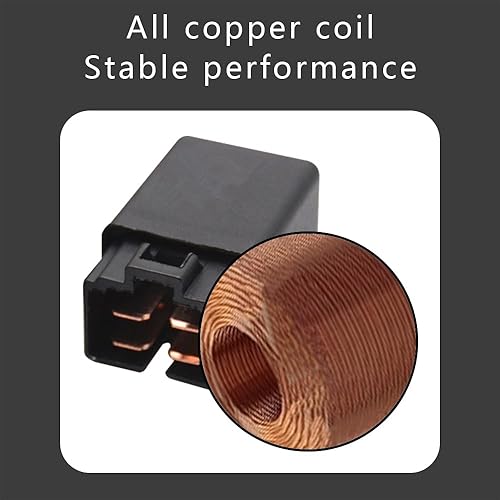 Miniatura 3 de 2 relés de automóvil, 4 pines 4030 amperios, 12 V CC, impermeable, control de aire acondicionado, ventilador de radiador de AC para automóvil,