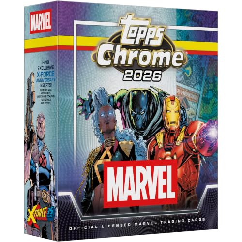 2026 Topps Chrome Marvel Comics Factory Sealed Mega Box