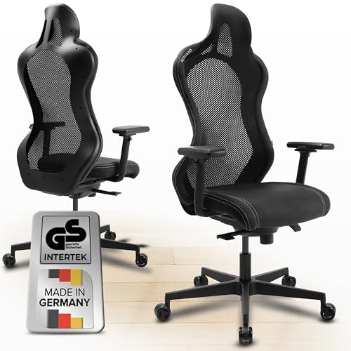 SITURIO Gamingstuhl ergonomisch [patentiertes 3D-Sitzgelenk]...