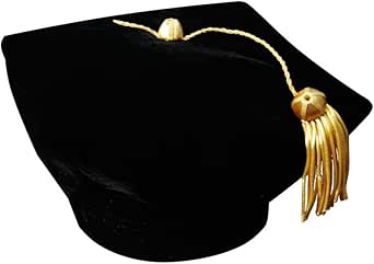 Amazon.com: Endea Graduation Deluxe Doctoral Graduation Tam with Four ...