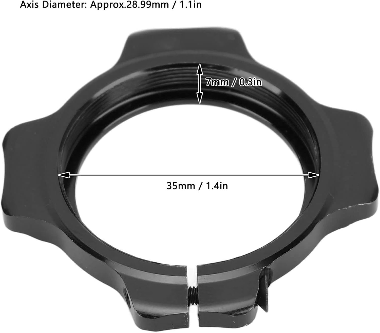 28.99mm Crank Alloy Bottom Bracket Adjuster,Crank Alloy Bottom Bracket Preload Adjuster,for Dub Bike Crank Upgrade Parts
