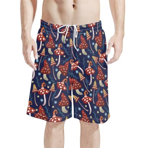 Yewattles Men's Quick Dry Absorb Sweat Swim Trunks Beach Shorts with Mesh Fashion for Beach Summerwear