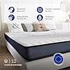 NATURALEX - Lot 2 Matelas PerfectDream 80x200 - Soutien Mousse à mémoire de Forme - Accueil Blue Latex - Confort Équilibré - Respirant - 7 Zones - Réversible - Ergonomique - Fabriqué en Europe