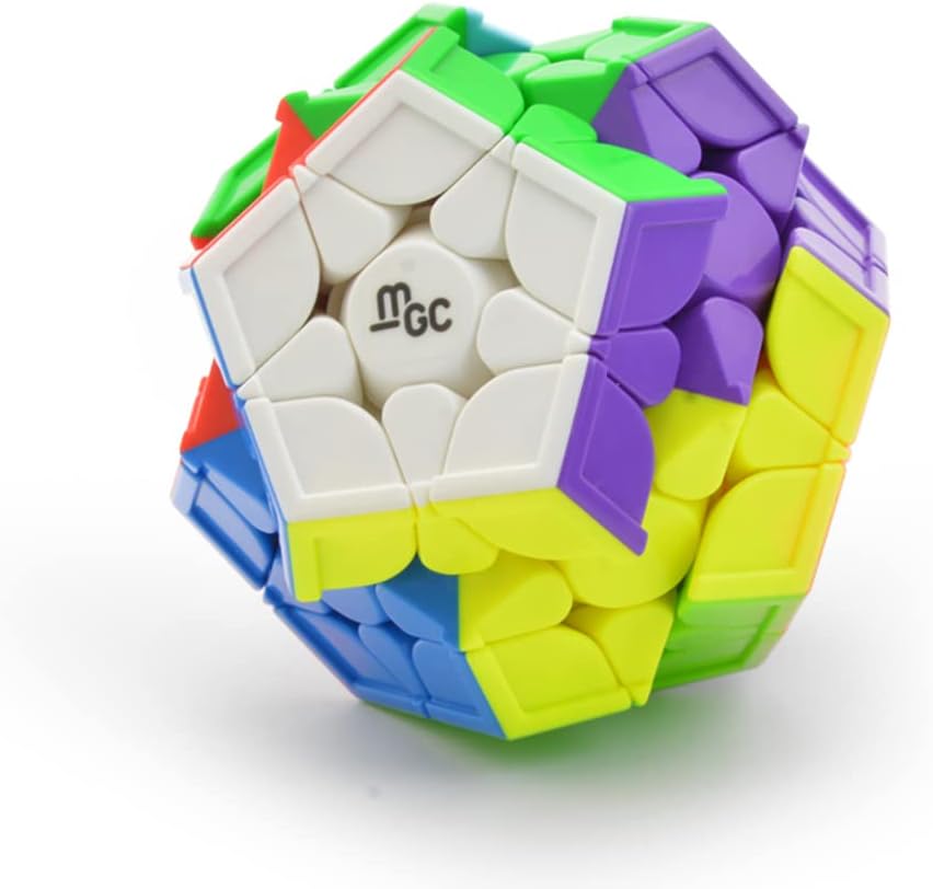 Miniatura 5 de Willking YJ MGC Megaminx magnético sin pegatinas Speed Cube Yongjun 3x3 magnético pentagonal Speed Cube Dodecaedron Magic Cube Puzzle