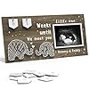 Baby sonogram picture frame countdown weeks standard 4×3 ultrasound photo pregnancy announcements ideas gender reveal baby shower gift new mom expecting parents to be keepsake gifts  urban country home decor