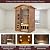 KUNSANA Outdoor Sauna 2 Person, Ceramic Infrared Saunas for Home, Ultra Low EMF Infrared Sauna, Mahogany Wood Home Sauna Room with Bluetooth Speakers, LED Reading Lamps, Chromotherapy Lights