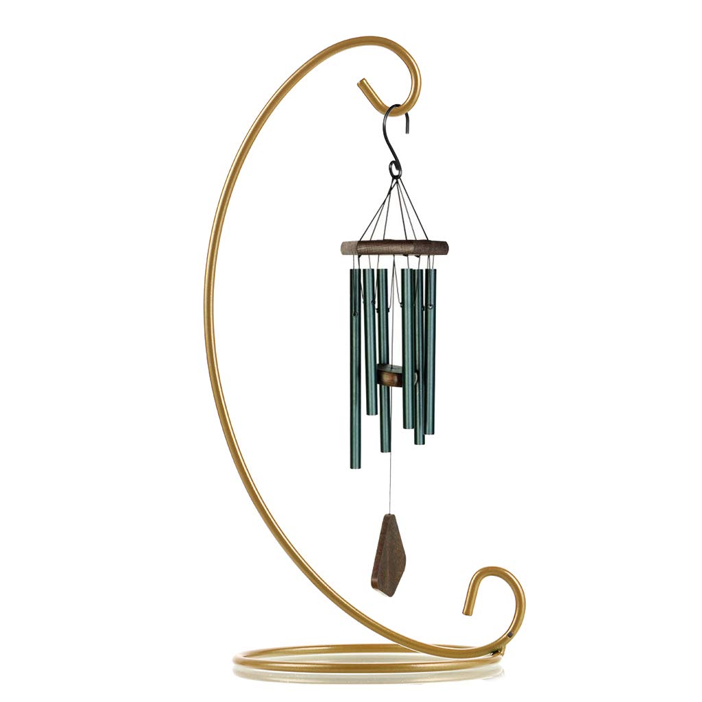 BSTKEY Lot de 10 Supports de décoration – Crochet de Suspension en Fer pour Suspendre Globe en Verre, Plante, Terrarium, Boule, Boule, Jardin, Bureau, Fête Artisanat, doré