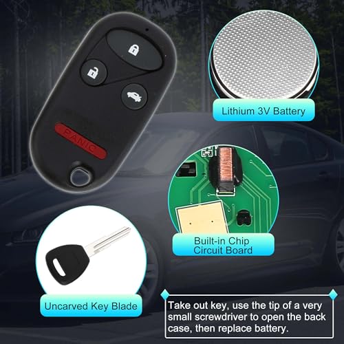 Télécommande 4 boutons pour simplifier vos trajets en Civic au quotidien - 4