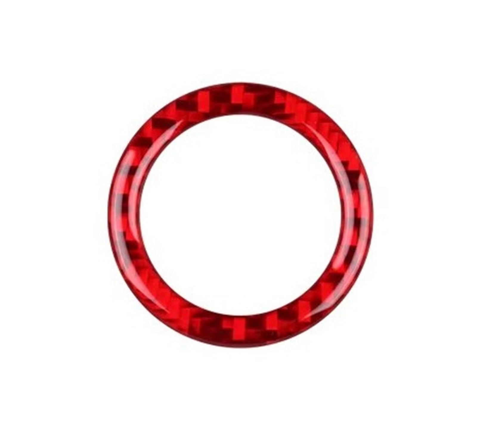 Trim Sticker Accessories for Tesla for Model for Y Juniper 2025 for 3 Highland 2024 Real Soft Carbon Fiber Car Trunk Button Interior Car Interior Decoration(Red Carbon)