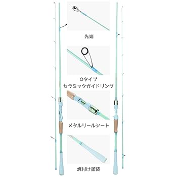 Amazon | ritutou シーバスロッド 炭素繊維製釣り竿 バス釣り等