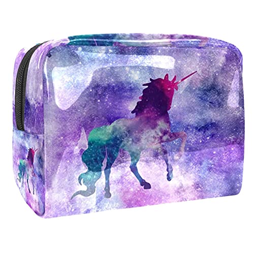 Trousse de toilette licorne et étoiles anti-fuite pour ranger les produits