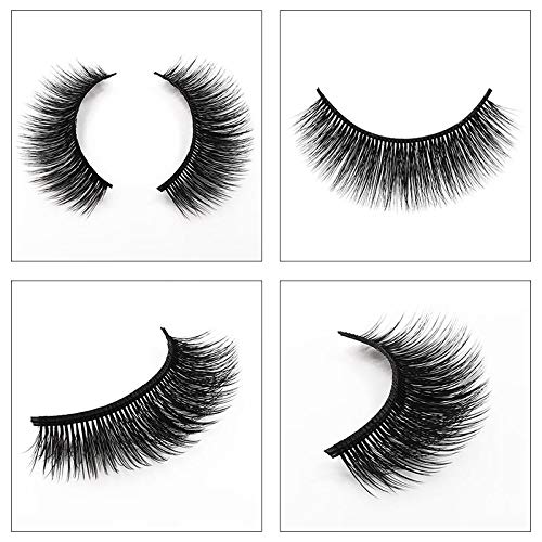 5ペア ミンク まつげ 超濃密 舞台用 化粧 ナチュラル つけまつげ ロングまつげ のエクステンション フェイクまつげ 手作り (G506)