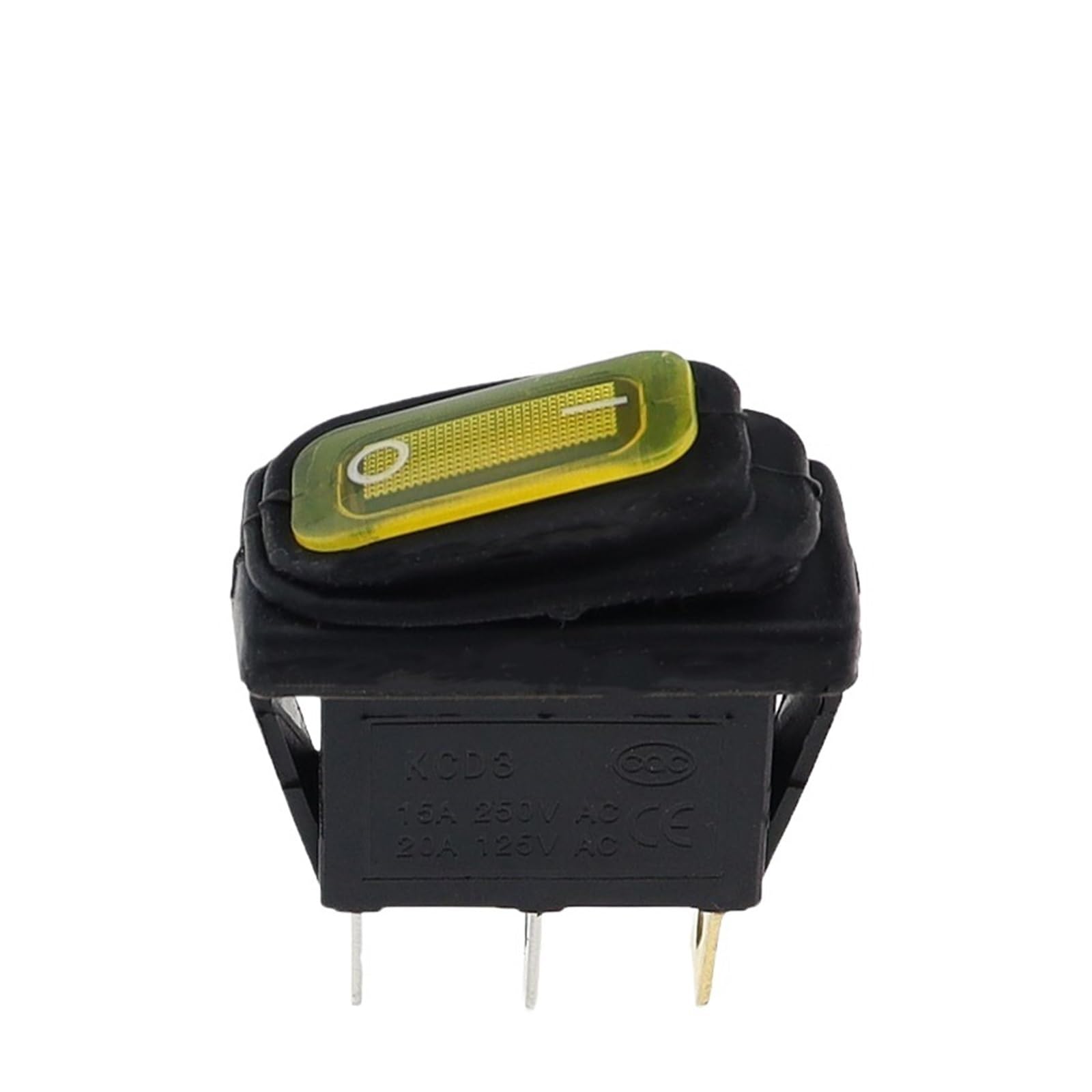 Interruptor basculante KCD3 20A rectangular ON OFF para paneles 2