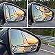 2 Stück Toter Winkel Spiegel Auto, 14 cm/5,5 Zoll Breiter Konvexer Blind Spot Spiegels, Einstellbar Blind Spot Auto Spiegel Verkehrsspiegel, Selbstklebend für Autos, SUV, LKW