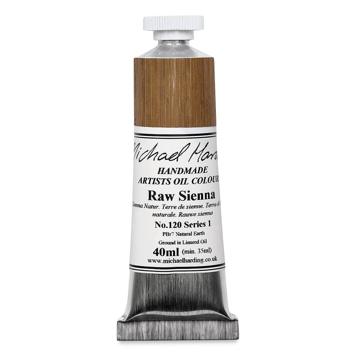 Michael Harding Raw Sienna Oil Colour : 40Ml