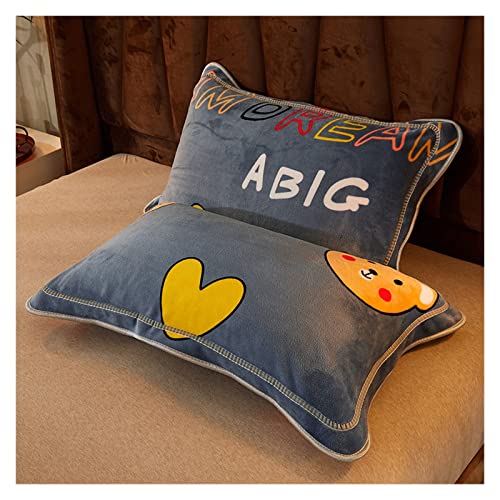 YESJmn Spannbettlaken Weiches, gemütliches Bettlaken mit Druck, Warmer Samt, elastisches Spannbettlaken, Erwachsene, Kinder, Doppelbett, King-Size-Matratzenschoner - Image 7
