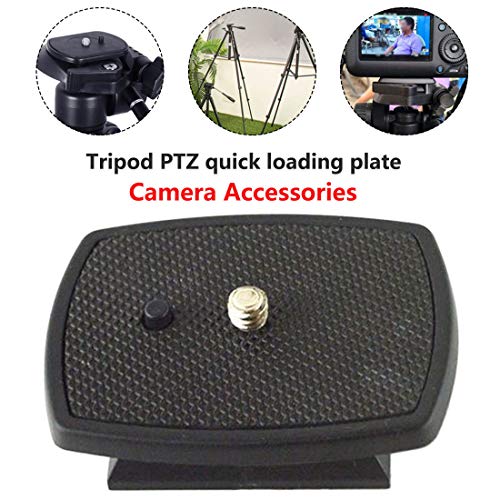 Adaptador de cabeza de trípode con zapata rápida para Velbon CX-444 2