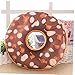 Froiny Almohada Juguete Peluche Donut Sofá Suelo Asiento Interior Cojín Trasero Cojín Niños Juego Coche Almohada