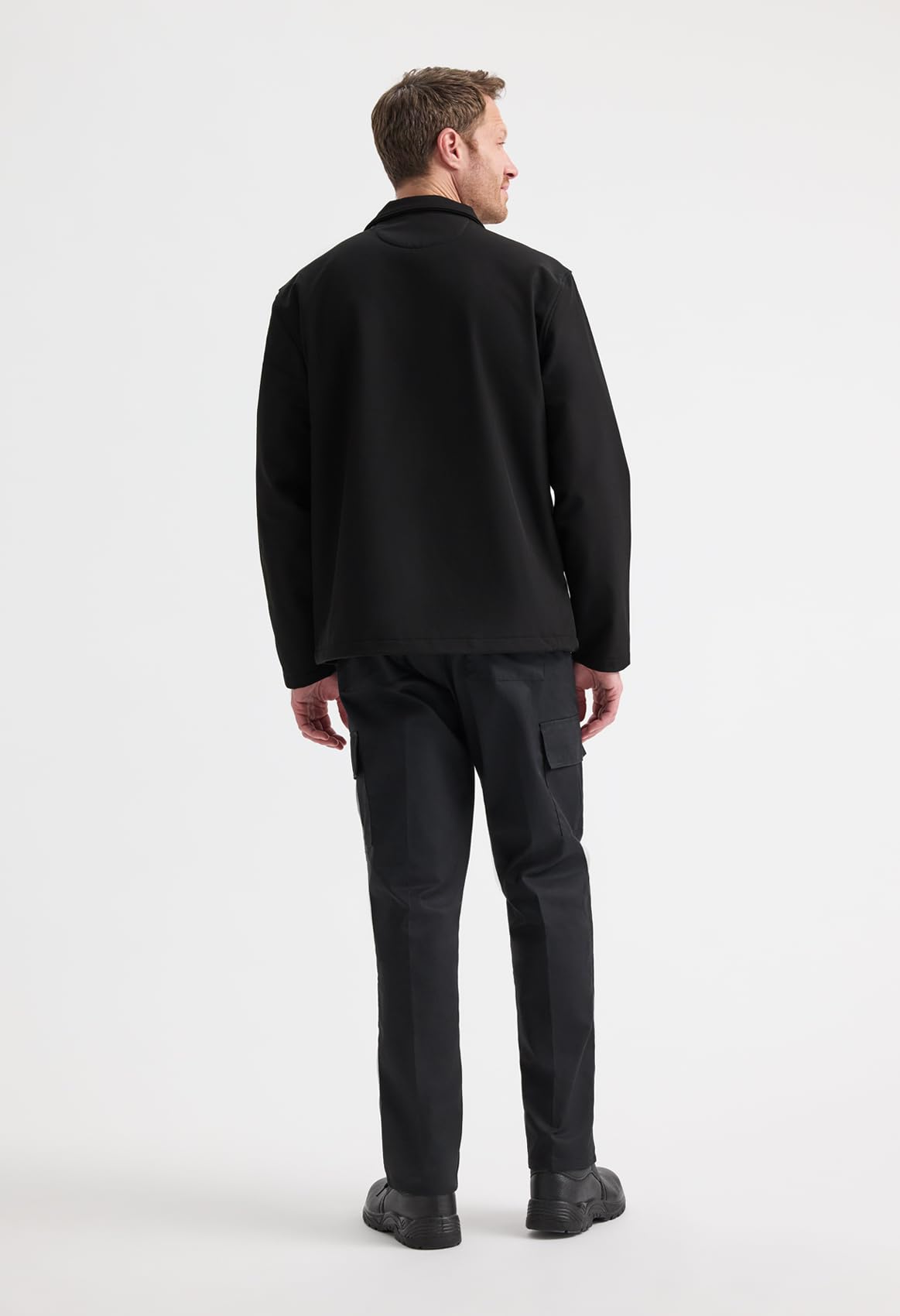 Giacca softshell classica con zip intera