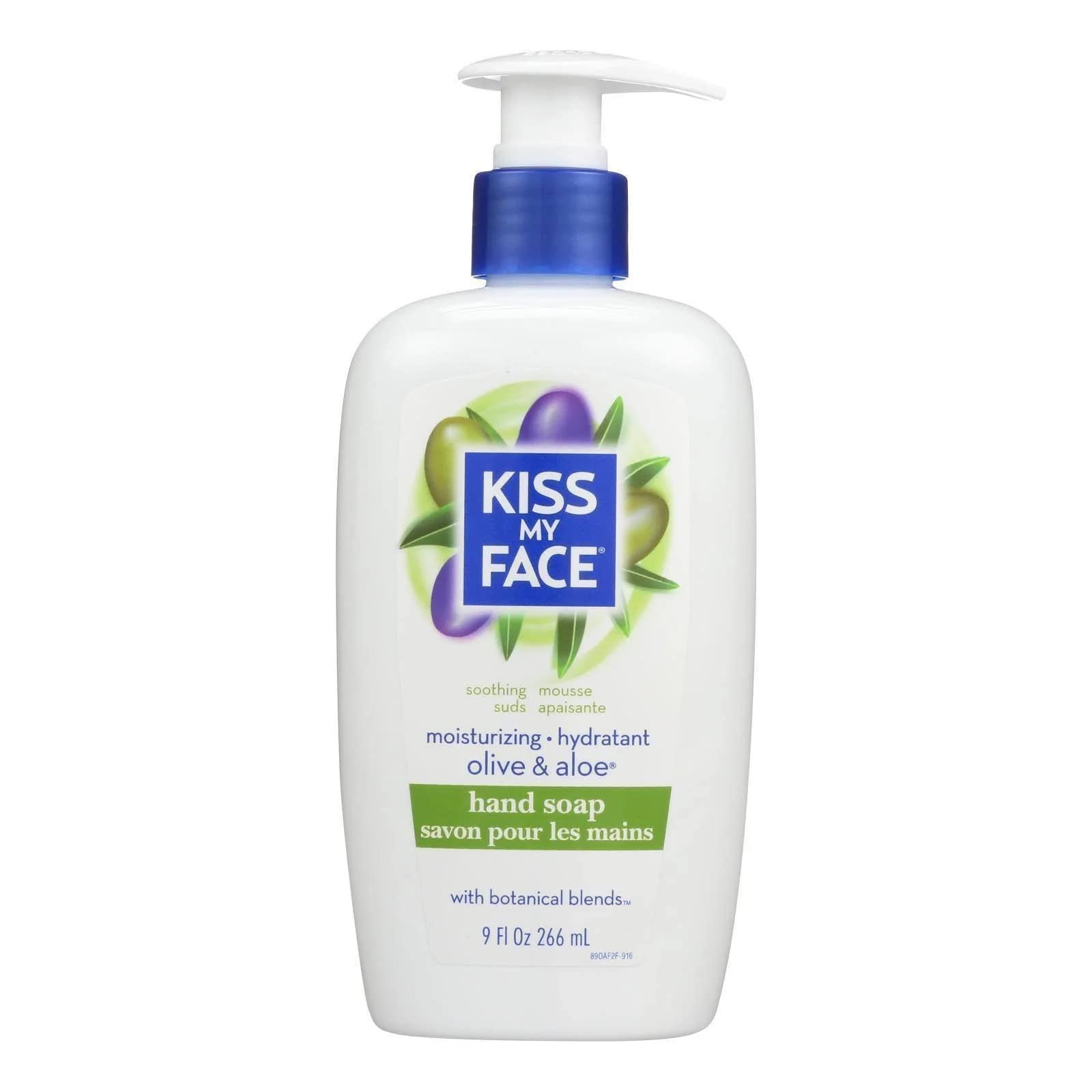 Kiss My Face Moisturizing Hand Soap, Olive & Aloe 9 oz