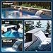 Heavy Duty Stainless Steel Waterfall Spillway for Garden Fish Pond & Patio - 72